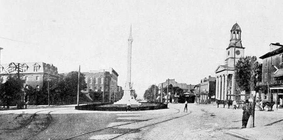Monument Square, early 1900s