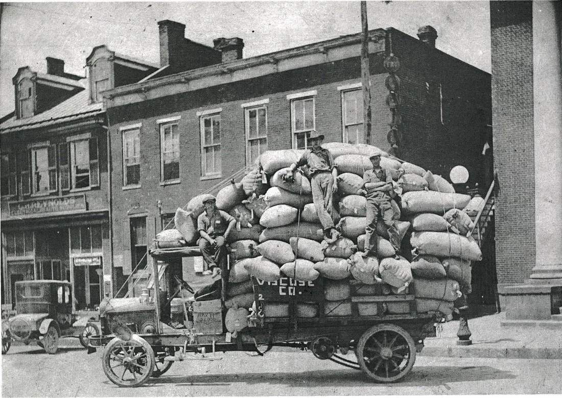 1921 American Viscose delivery truck