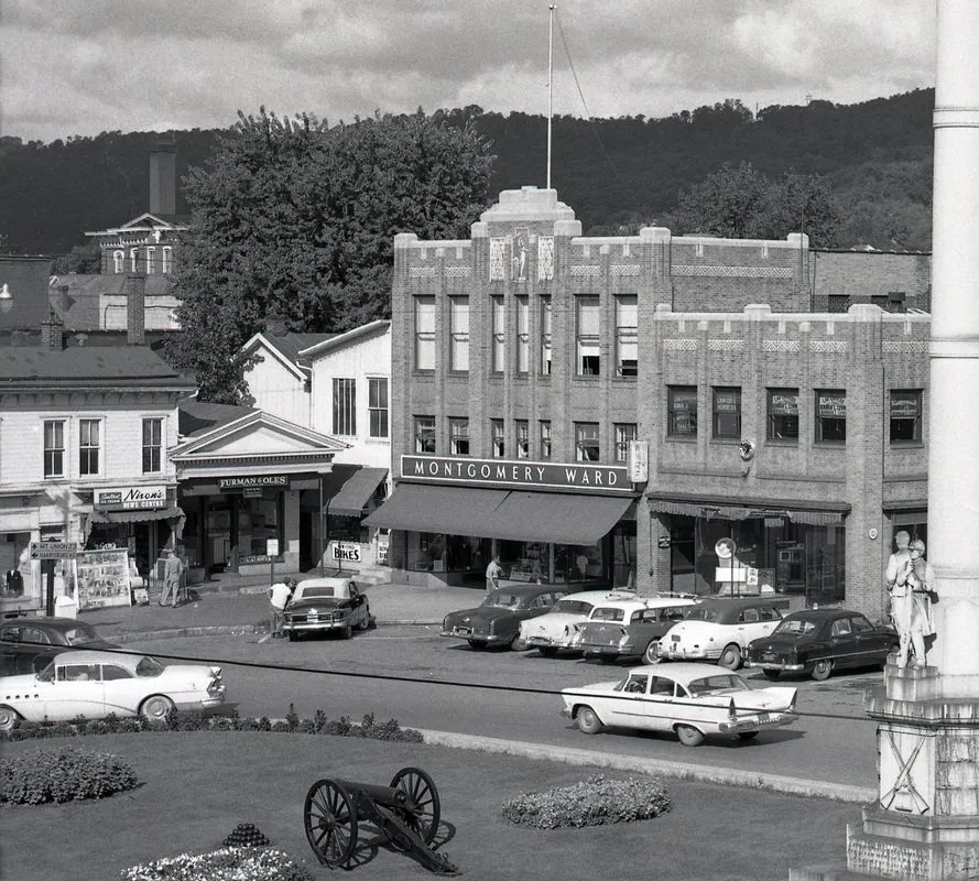 Monument Square, mid-1900s