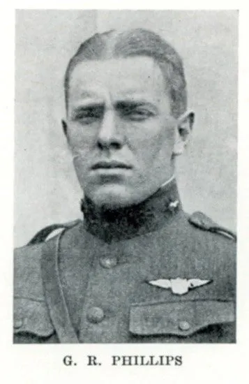 Lt. George R. Phillips, 50th Aero Squadron pilot, one of the post's namesakes